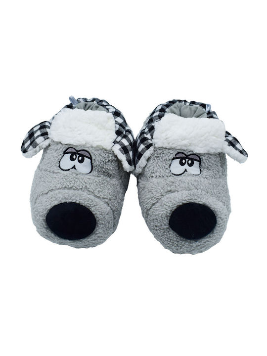 Adam's Shoes Închis Women's Slippers Gray