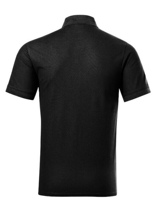 Malfini Herren Kurzarmshirt Polo Schwarz