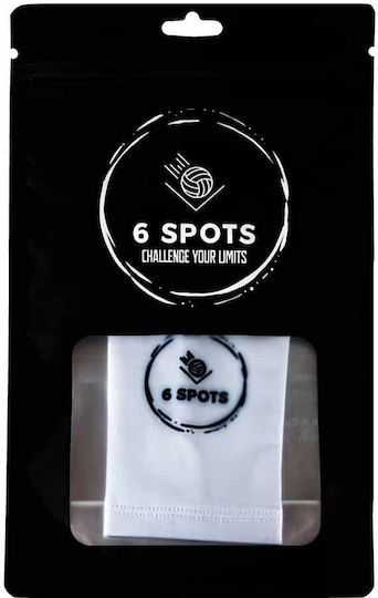 6 Spots Thunder Ελαστική Περιαγκωνίδα σε Λευκό χρώμα 6SPTH1