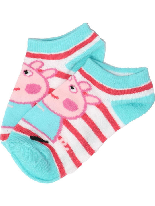 Peppa Pig Παιδικά Σοσόνια Πολύχρωμα 3 Ζευγάρια