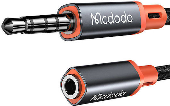 Mcdodo Καλώδιο Ήχου TRRS 3.5mm male - 3.5mm female Μαύρο 1.2m CA-0800