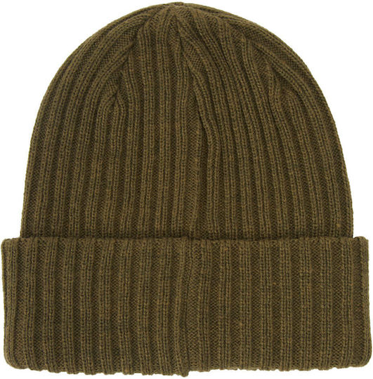 Fish N Destroy 2 Beanie Unisex Σκούφος Πλεκτός σε Χακί χρώμα