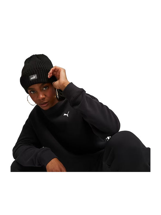 Beanie Unisex Beanie Knitted in Black color