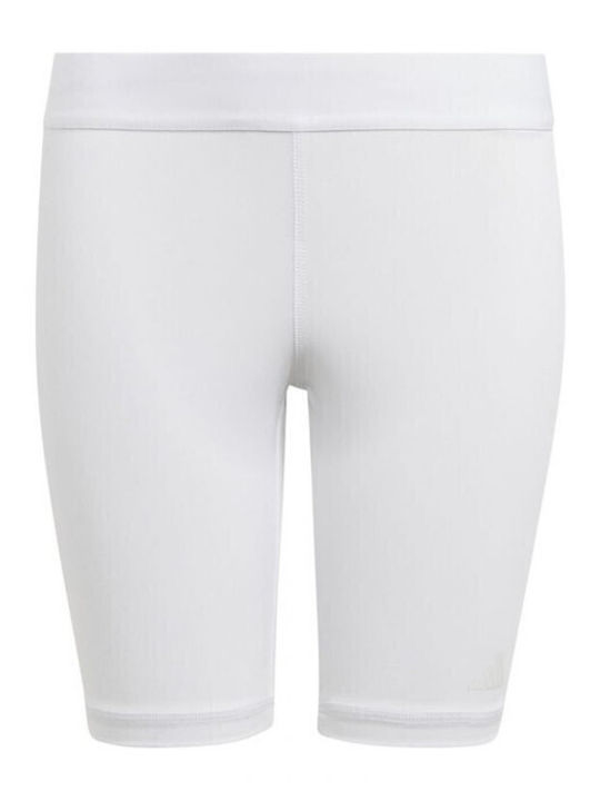 adidas Kids Legging Sports Short White Techfit