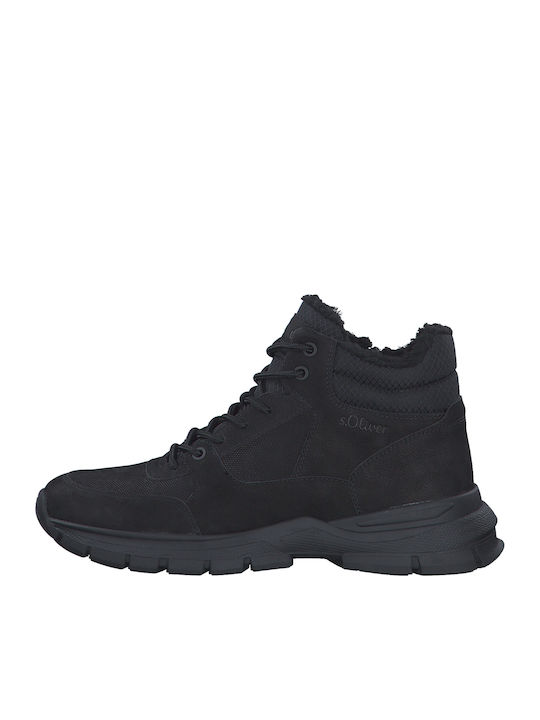 Leather Black Men's Boots Anatomical
