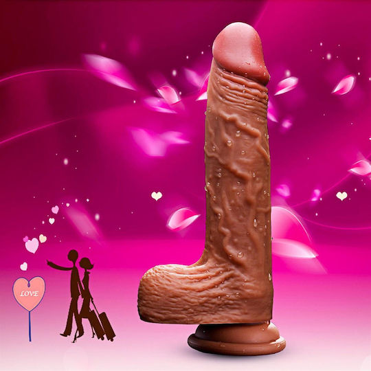 Kinksters Ρεαλιστικός Δονητής με Απομακρυσμένο Έλεγχο 21cm Flesh