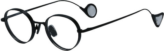 Eyepetizer Alamillo Metal Eyeglass Frame Black ALAMILLO-C.6-47