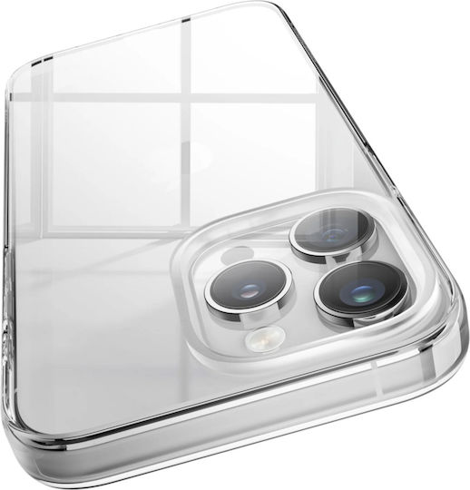 Elago Hybrid Clear Back Cover Plastic / Silicone 1.2mm Transparent (iPhone 15 Pro)