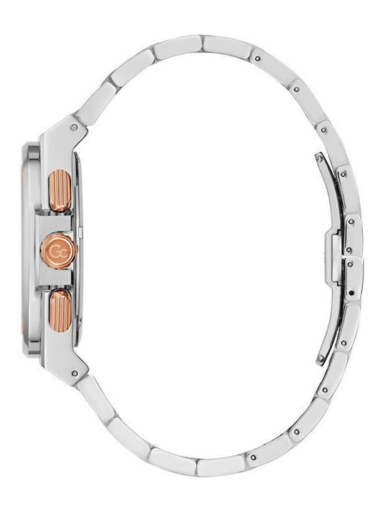 GC Watches Ρολόι Μπαταρίας με Μεταλλικό Μπρασελέ