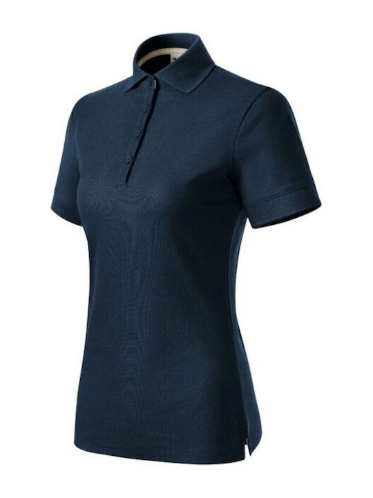 Malfini Women's Short Sleeve Promotional Blouse Navy Blue