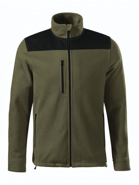 Rimeck Men's Long Sleeve Promotional Cardigan Green
