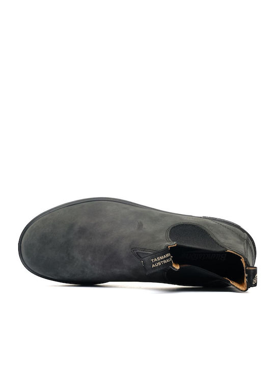 Δερμάτινα Chelsea Μποτάκια Rustic Black
