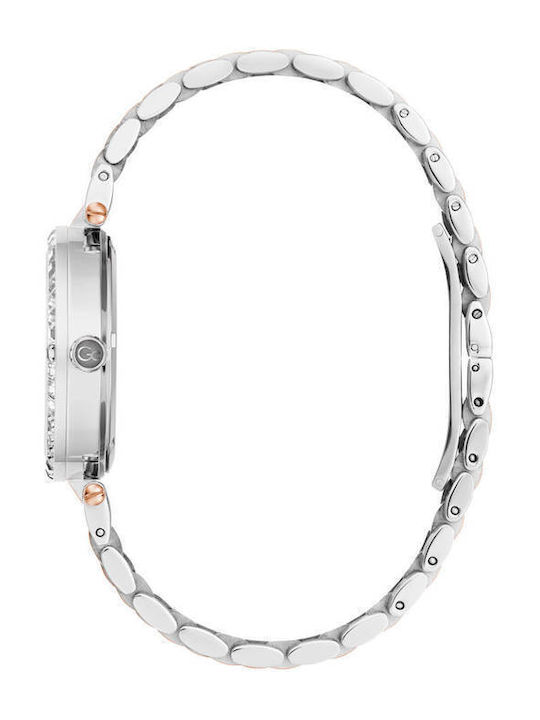 GC Watches Ρολόι Μπαταρίας με Μεταλλικό Μπρασελέ GC Watches Ρολόι Μπαταρίας με Μεταλλικό Μπρασελέ