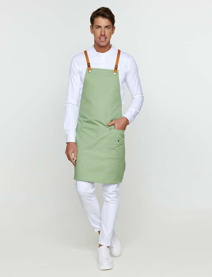 Ayo Șorț Ospătar / Barista / Barman Corp întreg Verde