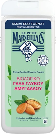 Le Petit Marseillais Gel De Duș Hidratant Cu Miros De Lapte Dulce De Migdale 650ml