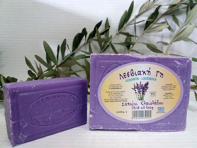 Lesviaki Gi Σαπούνι Ελαιόλαδου Soap Bar 2x100gr