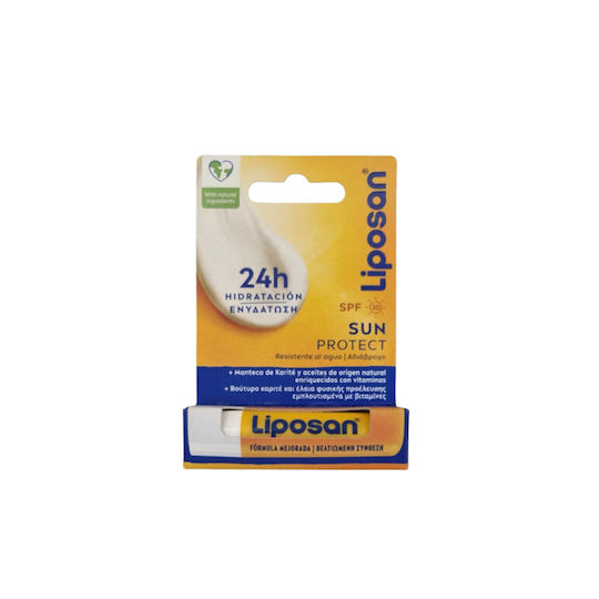 Liposan Sun Protect Αντηλιακό Χειλιών SPF30 4.8gr