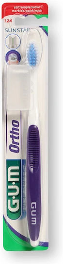 GUM Ortho Manual Toothbrush Soft Blue 1pcs