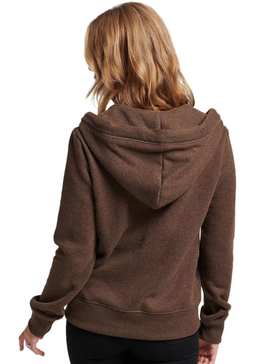 Superdry Essential Logo Women's Cardigan Brown