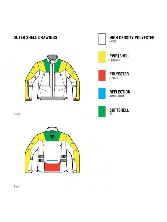 Rev'IT Offtrack 2 H2O Winter Herren Motorradjacke Braun