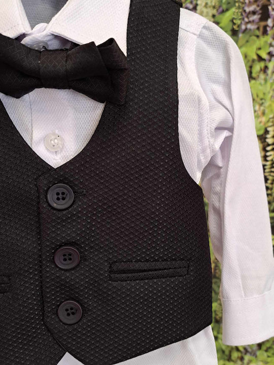 Extan Bebe Costum Botez Negru