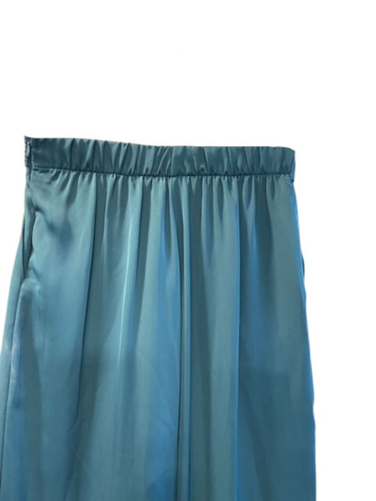 Damen Stoff Hose Blau