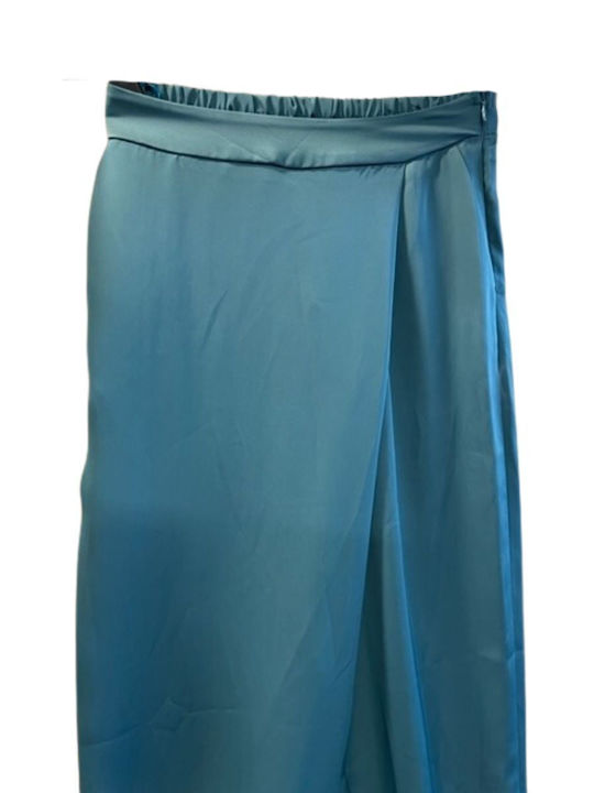 Damen Stoff Hose Blau