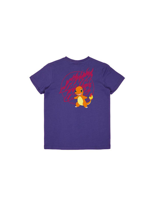 Santa Cruz Kinder-T-Shirt Lila