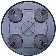 Prosperplast Iprr450 Plate Pot Plastic Anthracite 44.6x44.6cm IPRR450-S433