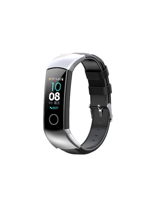 4 Armband Leder Grün (Honor Band 4/5)