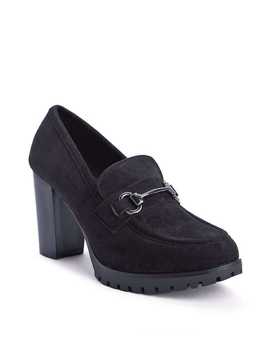 Keep Fred Suede Black Heels