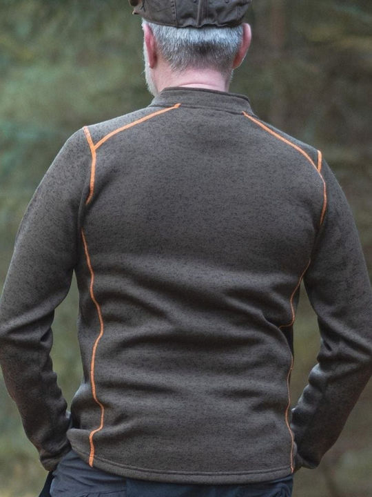 VikinX Ζακέτα Fleece Καφέ VikinX Ζακέτα Fleece Καφέ