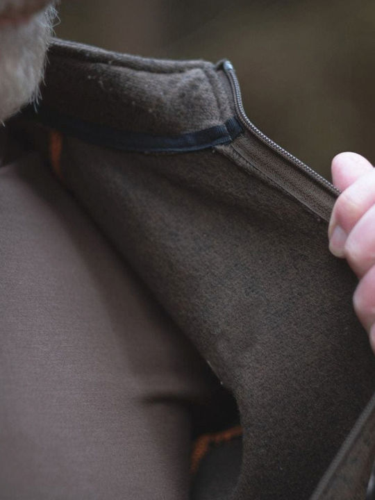 VikinX Hunting Cardigan Fleece Brown