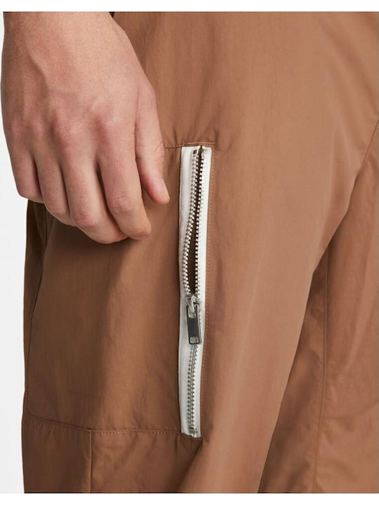 Sportswear Style Essentials Jogginghose mit Gummizug Braun