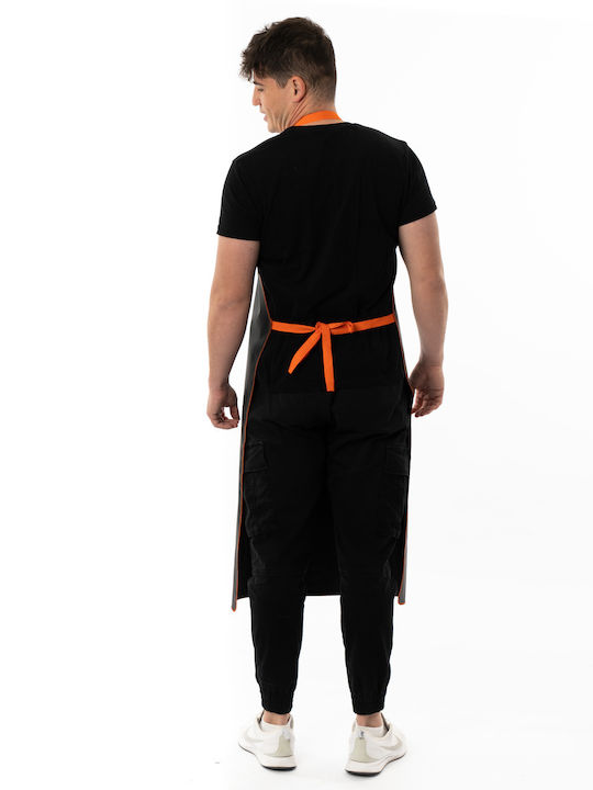 Adiavroxo (Work Aprons & Sleeves) Arbeitskittel Schwarz AP-330014A-B