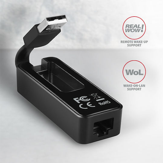 Axagon ADE-XR Adaptor Rețea USB cu Conexiune Cablată Ethernet