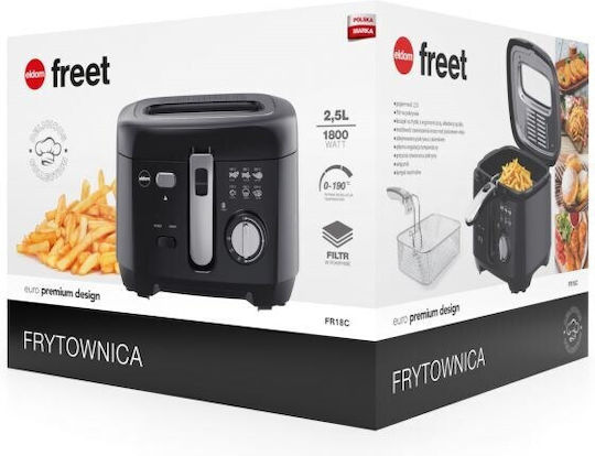 Eldom FR18C Fritteuse 2.5Es Schwarz