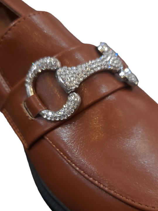Women's Moccasins in Brown Color