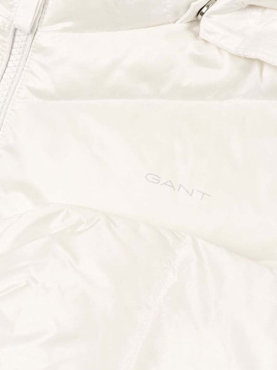 Gant Men's Winter Puffer Jacket White