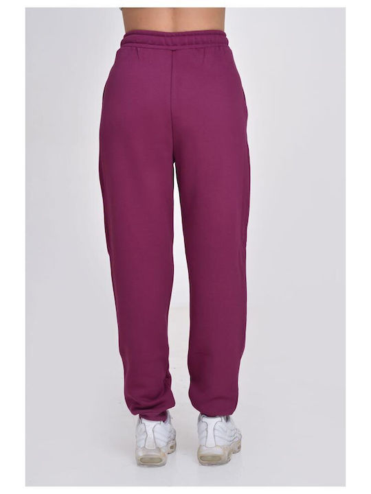 Target Pantaloni de trening pentru femei Violet Fleece