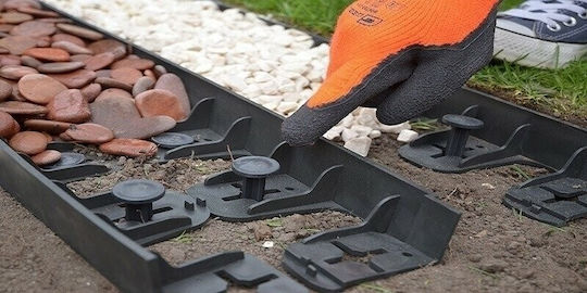 MM0254 Цветна леха за Ограда на Градина от Пластмаса 8x100бр 1бр