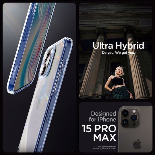 Spigen Ultra Hybrid Back Cover Plastic Light Blue (iPhone 15 Pro Max)