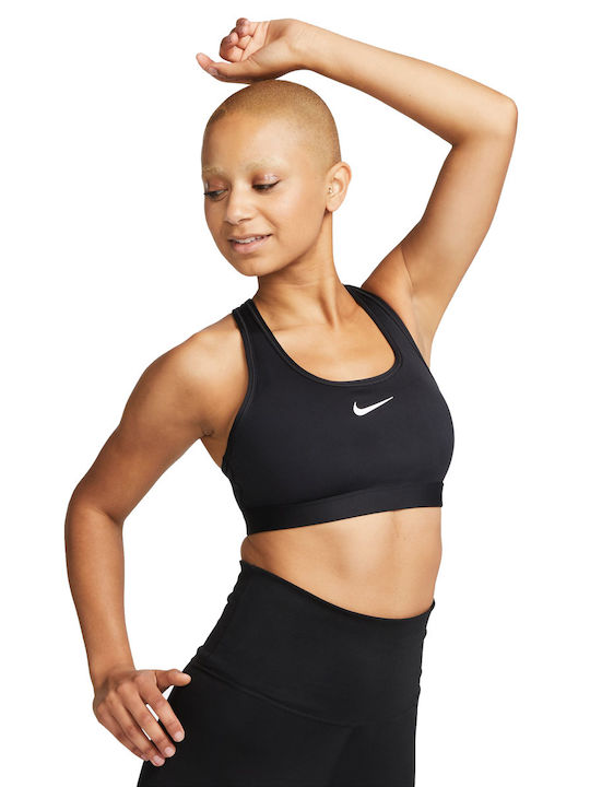 Dri-Fit Swoosh Women's Sports Bra without Padding Black