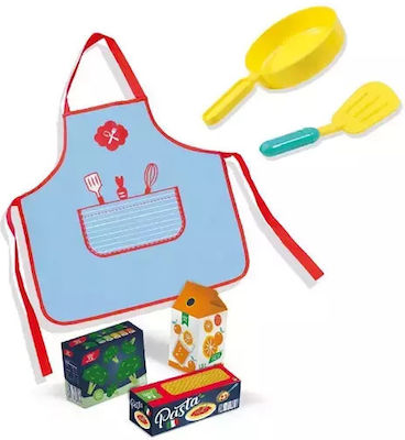 Ses Creative Cooking Toy / Kitchen Utensils Σετ Σεφ Με Ποδιά for 3+ Years Old