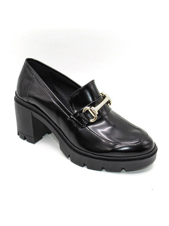 Si Bolleti Patent Leather Black Heels