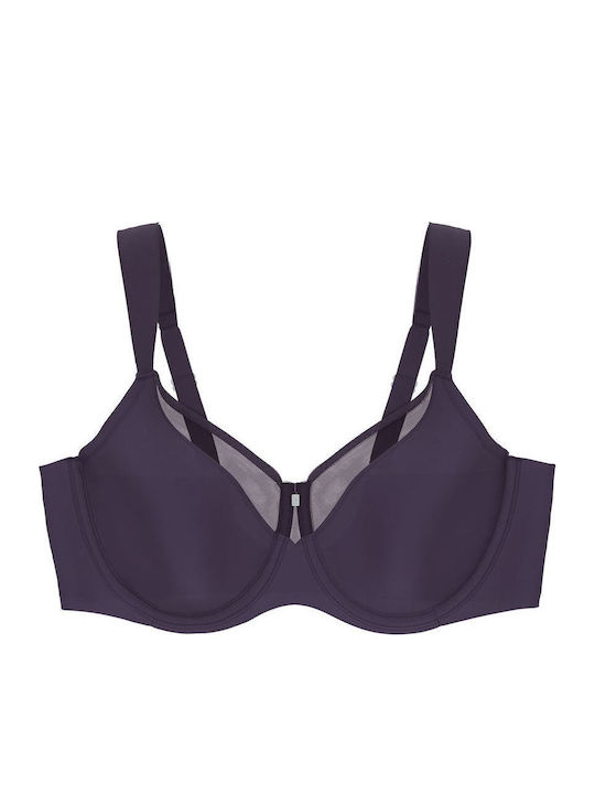 True Shape Sensation W01 Minimizer Minimizer Bra Underwire Purple