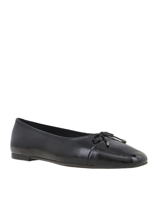 Vagabond Jolin Women's Ballerina Shoes in Black Patent Leather