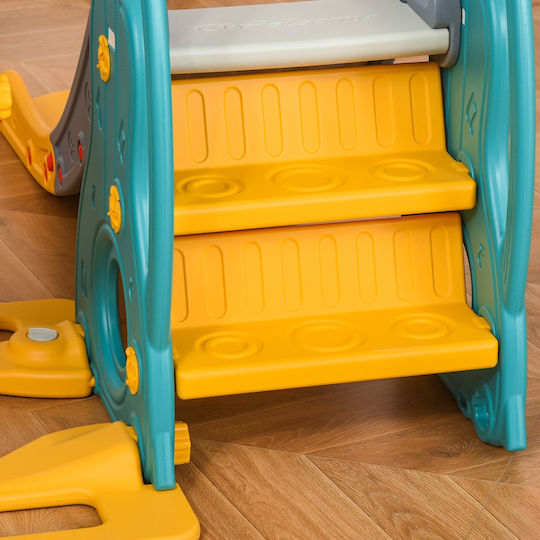 HomCom Игрална площадка с Кош Цветен