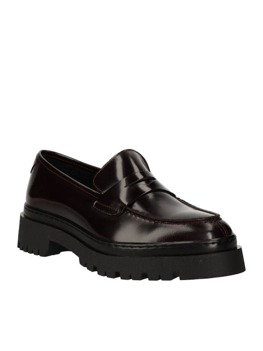 Gant Aligrey Women's Moccasins in Burgundy Color