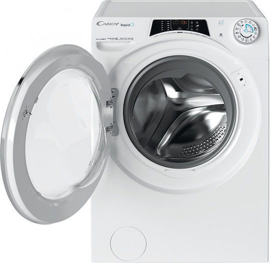 Candy ROW4966DWMCT/1-S Πλυντήριο-Στεγνωτήριο Ρούχων 9kg/6kg Ατμού 1400 Στροφές με Wi-Fi